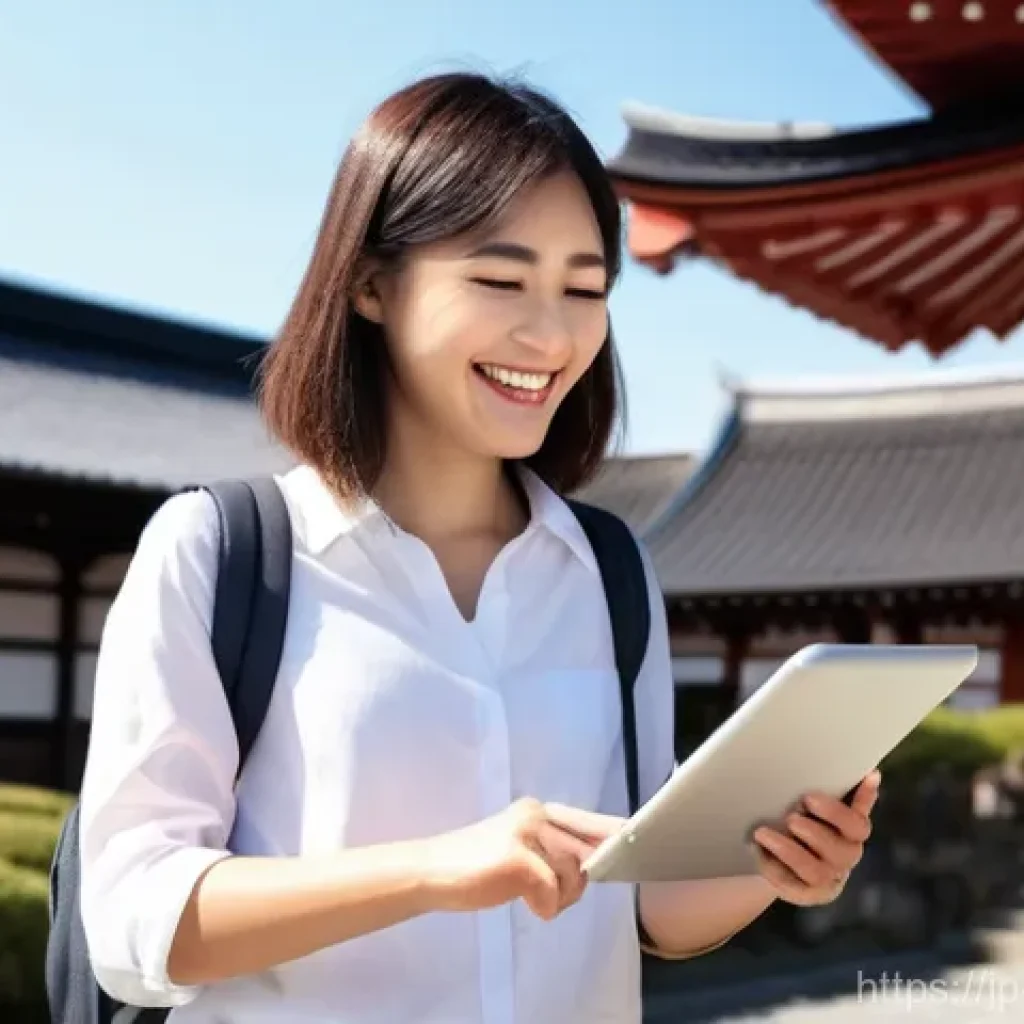 관광통역안내사로서 현장에서의 다국어 활용 사례 - **Prompt 1: The "Welcome Home" Moment**
    A Japanese female tour guide, mid-30s, with a warm, genu...