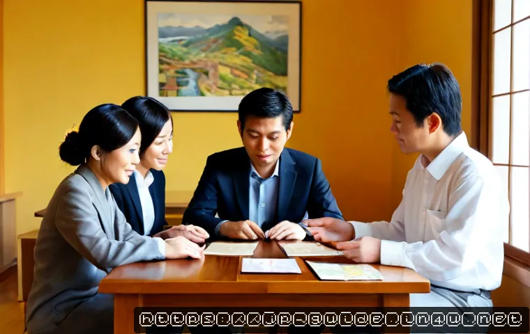 관광통역안내사 국가별 문화 차이 이해 - Photorealistic cultural orientation session for tourism interpreters, a diverse group of adult trave...